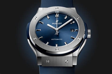 hublot classic fusion titanium blue 45mm|hublot classic fusion chronograph 42mm.